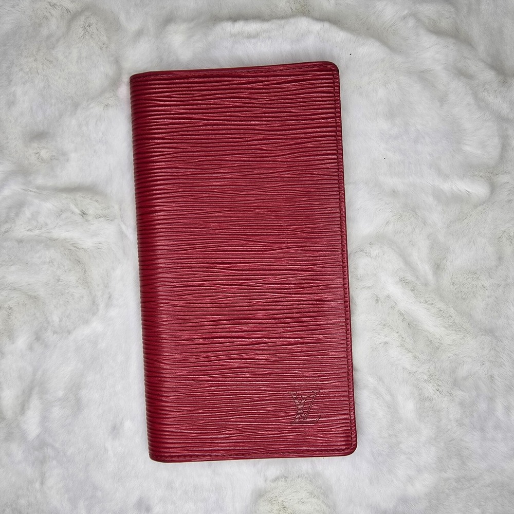 Louis Vuitton Epi Red Long Wallet